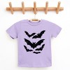 Halloween Bats Distressed - Youth Short Sleeve Graphic T-Shirt and Toddler Short Sleeve Graphic T-Shirt - 2 of 4