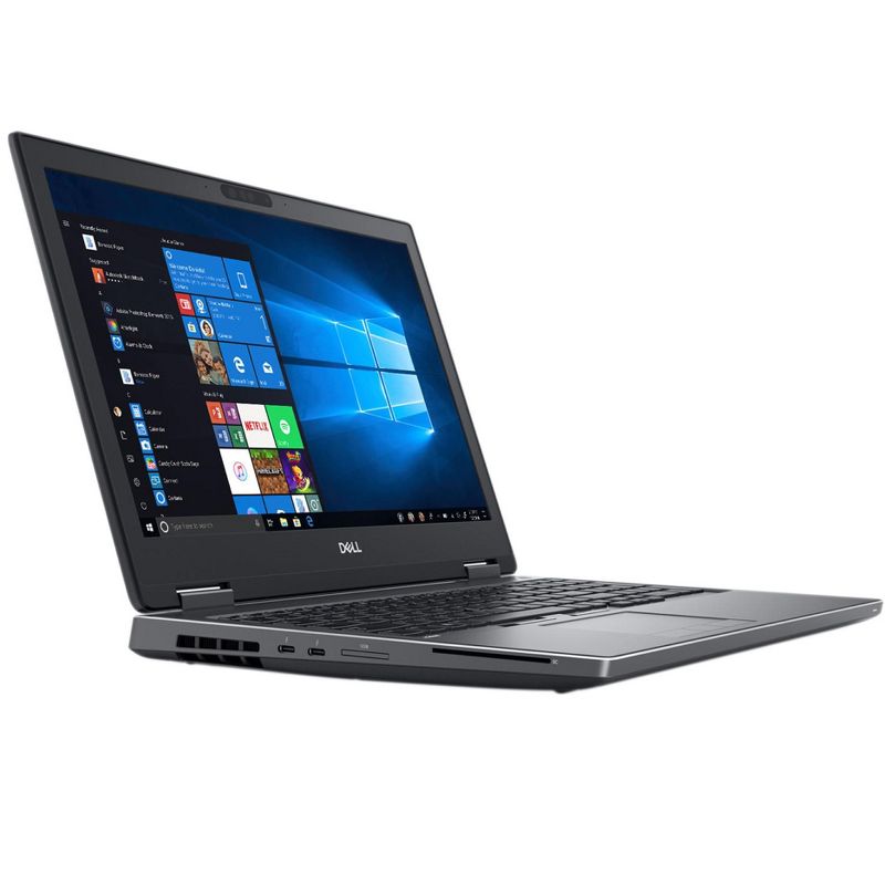 Dell Precision 7530 Laptop, Xeon E-2176M 2.7GHz, 64GB, 1TB SSD, 15.6" FHD, Win11P64, CAM, NVIDIA Quadro P1000 4GB, Manufacturer Refurbished, 4 of 5