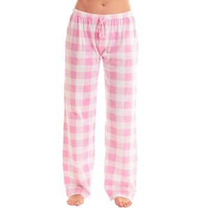 Just Love Womens Buffalo Plaid Knit Jersey Pajama Pants Buffalo Check - 1 of 3