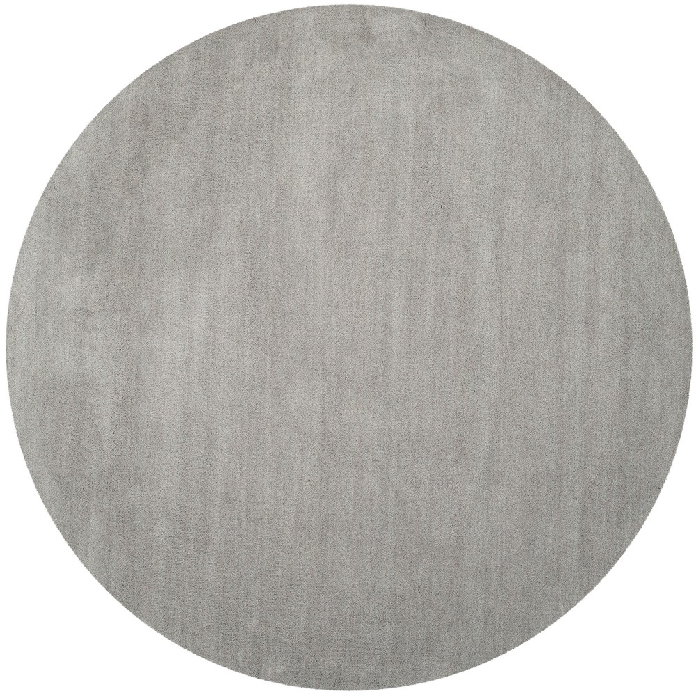 6' Solid Tufted Round Area Rug Gray - Safavieh