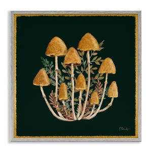 Stupell Industries Mushrooms & Leaves Nature, 12" x 12" - 1 of 4
