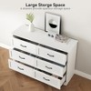 Whizmax Dresser for Bedroom with Drawers, Wood Drawer Dresser Chest of Drawers for Closet, Living Room, Hallway, Nursery, Kids Bedroom - 4 of 4