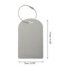 Unique Bargains Semicircle Luggage Tag 1 Pc - 2 of 4