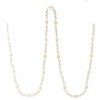 72.0 Inch White Bead Garland Pearl Faceted Tree Garlands - 2 of 3