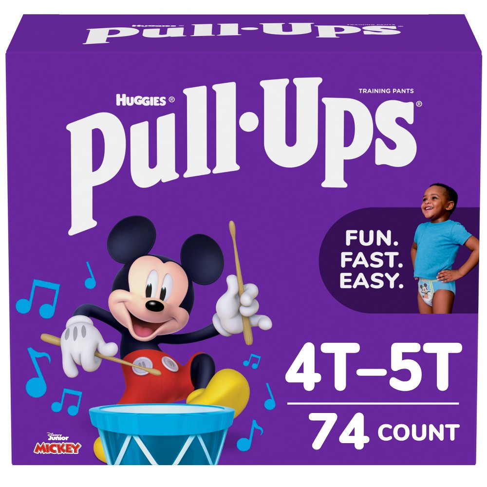 Pull-Ups Boys  Potty Training Pants Size 6  4T-5T  74 Ct