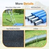 Aoodor 10FT 12FT 15FT Outdoor Trampoline, Recreational Trampoline with Enclosure Outer-Safety Net and Ladder for Kids - 4 of 4