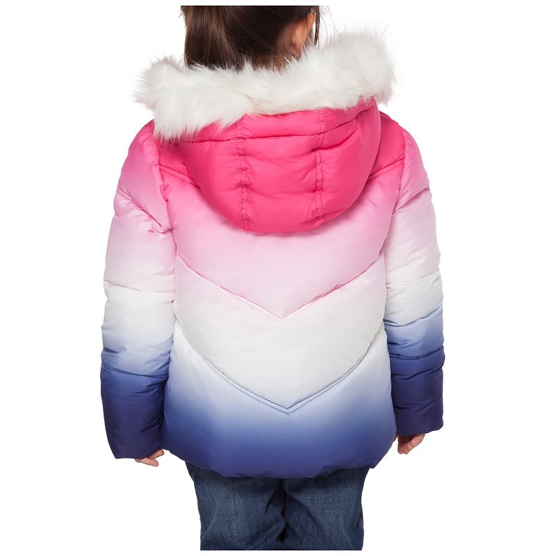 Rokka&Rolla Girls' Heavy Winter Puffer Jacket Bubble Coat, 6 of 13