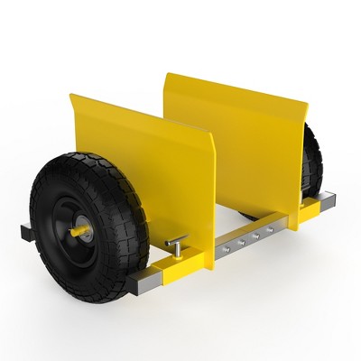 Dolonm Material Handling Cart All Terrain, Size Adjustable, Steel  Yellow/Blue/Black
