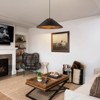 LLHZSY Farmhouse Straw Hat Hand Woven Pendant Chandelier with Natural Rattan Shade-19 7/10" Wide- Black - 2 of 4