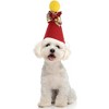 Unique Bargains Halloween Pet Headwear Hat 4.33"x3.94" Red 1 Pc - 2 of 4