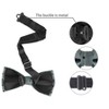Allegra K Men's Pre-Tied Adjustable Polka Dots Tuxedo Work Party Prom Bow Ties - 3 of 4