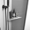 BWE Wall Mount 7.7 in. W x 12 in. D Triangular Bathroom Corner Shelf Shower Shelf Decorative Wall - 3 of 4