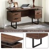 PAGED Gaming Desk Rectangular Home Office Desk with 1 Storage Drawer for Living Room, Left Facing Storage with 3 Tier Shelf - 2 of 4