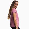 Calypsa Women's Plus Size Loose Fit Cinched Tee - 2 of 3