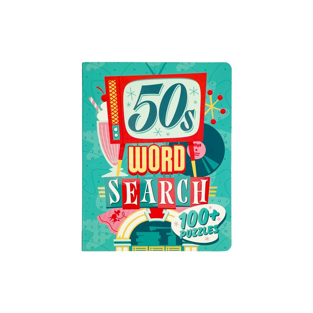 50s Word Search - (Brain Busters) by Parragon Books (Spiral Bound)