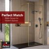 SUMERAIN Matte Black Shower System with 6 Settings Filtered Handheld Sprayer Stops Hard Water Scale - 3 of 4