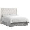 Skyline Furniture Arlette Diamond Tufted Wingback Headboard in Velvet - 2 of 4