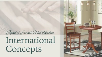 30" Round Rich Mocha Wood Pedestal Dining Table