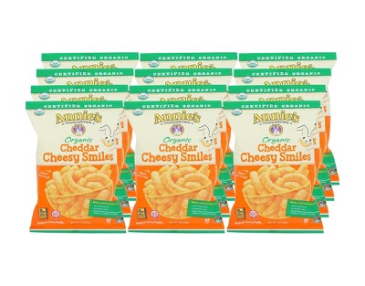 Annie's Organic Cheddar Cheesy Smiles, 12.5 oz.