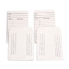 Hygloss Library Cards & Self-Adhesive Pockets Combo, White, 30 Each/60 Pieces Per Pack, 3 Packs - 2 of 3