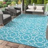 Large Outdoor Rug 9 x 18 Reversible Plastic Straw Rug RV Mat, Indoor Outdoor Carpet for Patio, Camping, Balcony, Deck, Backyard - 3 of 4