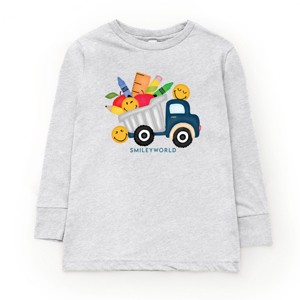 The Juniper Shop SmileyWorld School Dump Truck Youth Long Sleeve Tee - 1 of 4
