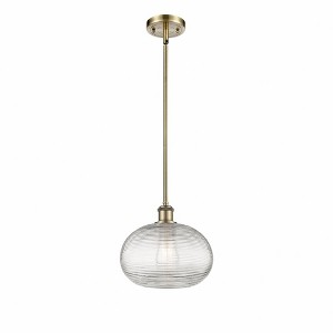 Ithaca - 1 Light Stem Hung Mini Pendant In Industrial Style-9.5 Inches Tall and 10 Inches Wide - 1 of 1