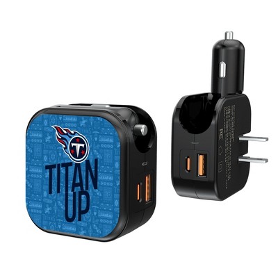 Tennessee Titans 2024 Edition 18-Watt 2 in 1 USB A/C Charger