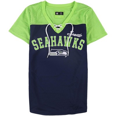 G-III Sports Womens Seattle Seahawks Embellished T-Shirt