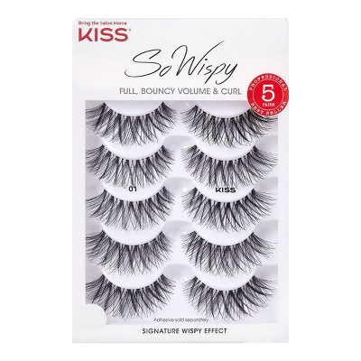 Kiss False Eyelashes - 5 Pairs