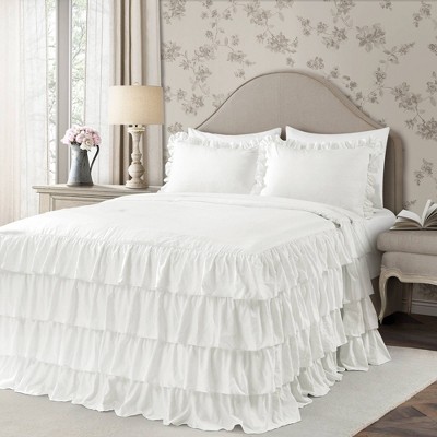 white bedspread queen target