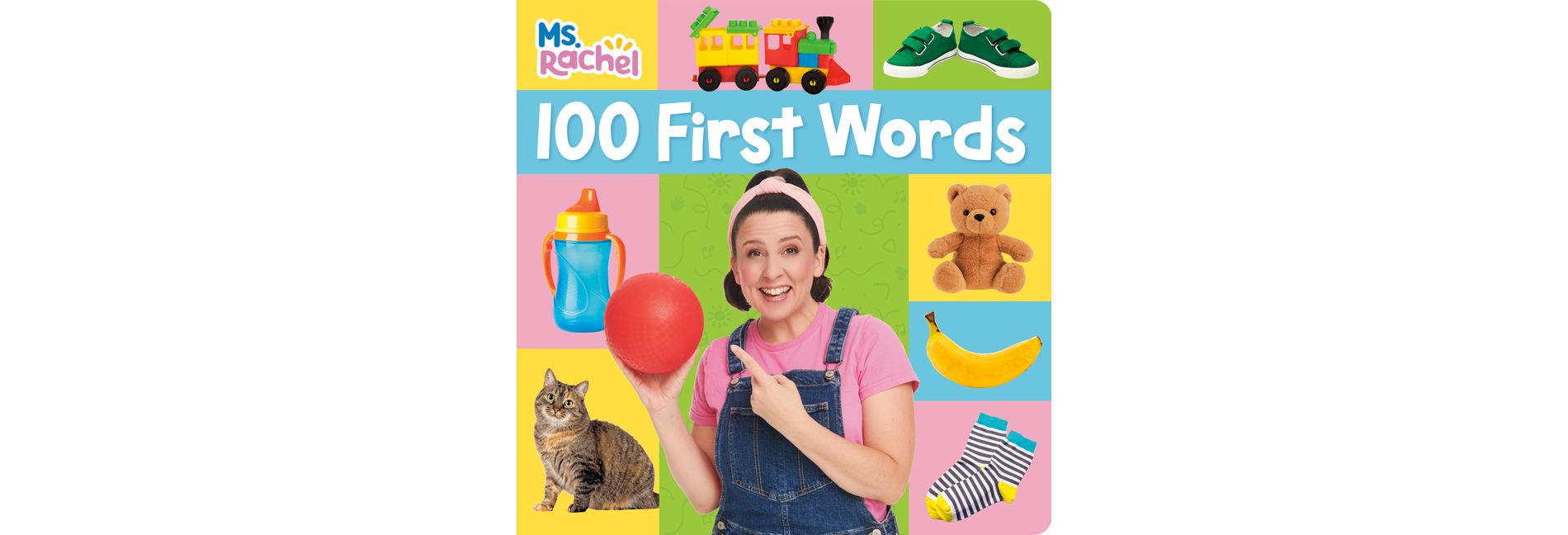 100 First Words - by Ms. Rachel (Board Book)