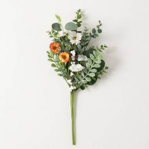 Sullivans Artificial 16" Eucalyptus & Flower Pick, Multicolor - 1 of 2