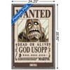Trends International One Piece - God Usopp Wanted Poster Framed Wall Poster Prints - 3 of 4