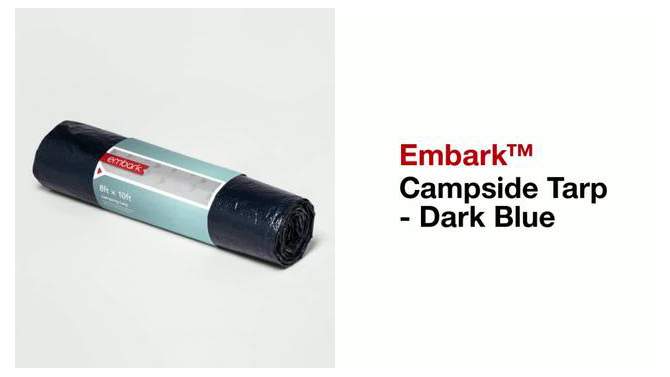 Campside Tarp Dark Blue - Embark&#8482;, 2 of 5, play video