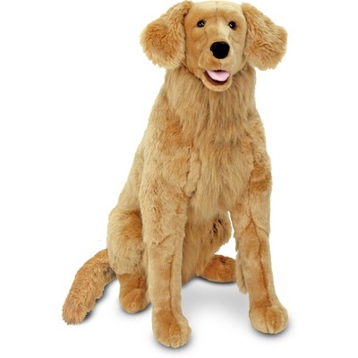 big golden retriever stuffed animal