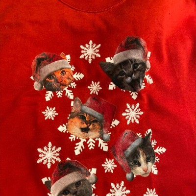 Target christmas hot sale cat sweater