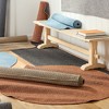 TOWN & COUNTRY BASICS Pax Herringbone Textured Solid Everwash® Washable Area Rug, Low Pile, Non-Slip, Pet & Family Friendly Rug, Rust, 2'5"x5'11" - 3 of 4