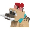 Minecraft Mini Mode Spawn Egg with Loyal Striped Wolf Mini Figure, Badlands Theme, 1.5" Toy - 4 of 4