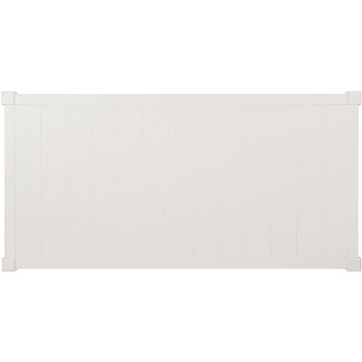 Coastal Cottage Charm White Pine Rectangular Coffee Table