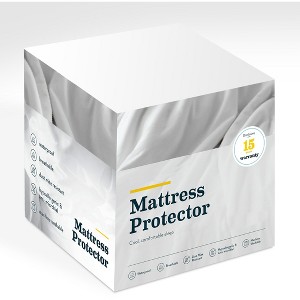 Glenwillow Home Premium Ultra-soft Terry Mattress Protector, Pack of 4 - 1 of 2