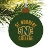 St. Norbert College Green Knights Logo Wood Christmas Tree Holiday Ornament - 4 of 4