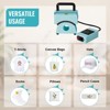 VEVOR Hat Press Machine, Cap Heat Press Machine with 5.9x3.15 inch Curved Heating Plate, Safety Base, and Glove, Automatic Shut-Off, Green - 3 of 4