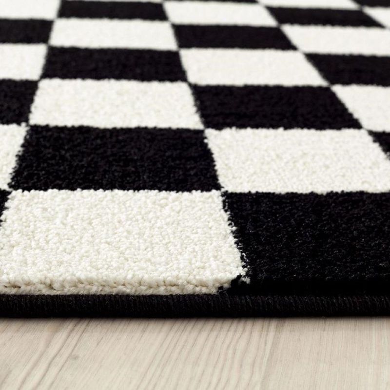 Luxe Weavers Checkered Geometric Area Rug, 4 of 8