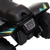 TopComfy Baby Walkers Kids ATV 4 Wheeler Ride on Car, Quad Vehicle with Switch, Childlike Fun, Premium, Cool, Black, 27"*15"*11.4" - 4 of 4