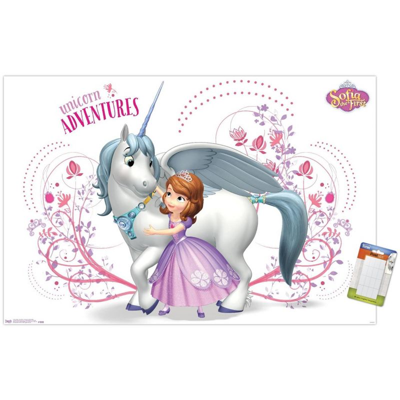 Trends International Disney Sofia The First - Unicorn Adventures Unframed Wall Poster Prints, 1 of 7