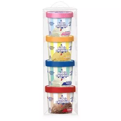 Pooch Creamery Ice Cream Mix Peanut Butter Dog Treats Assorted Gift Pack - 4ct