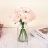 Unique Bargains Artificial Realistic Appearance Durable Faux Peony Flower 12.6'' Long 20 Pcs - 3 of 3