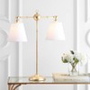 31 Metal Ruth Library Table Lamp (includes Led Light Bulb) Gold - Jonathan  Y : Target