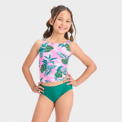 Kids Girls Summer Bikini Printed Cute Swimwear Bathing Suit 2